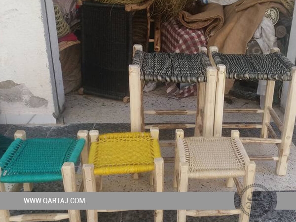 handcrafted-stool-seat-halfa-grass-vegetal-fiber-handwoven-qartaj-decor