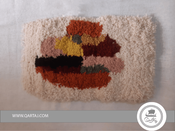 A colorful Berber rugs, made in tunisia 