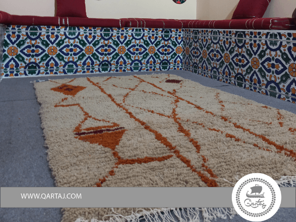 Amazigh Berber Handmade Rug, Tunisian Rug