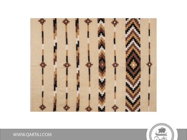 beige-white-black-brown-margoum-Tunisian-Handicrafts