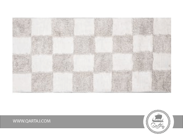 black-&-grey-Rectangle-Carpet-Tunisian-Handmade