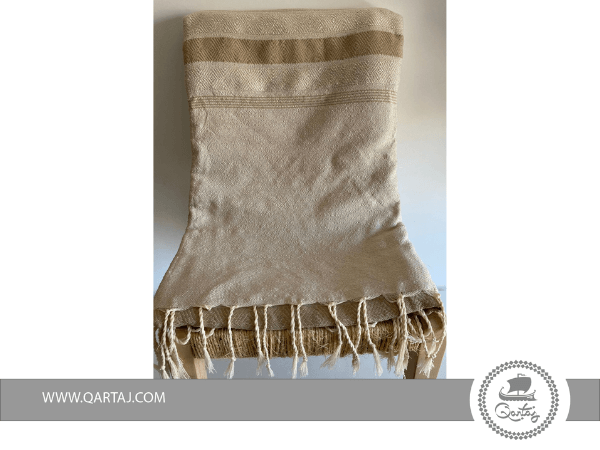 Blanket-Two-Tone-Beige-Textured