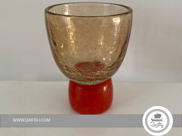 blown-glass-candle-holder-WITH-red-design 