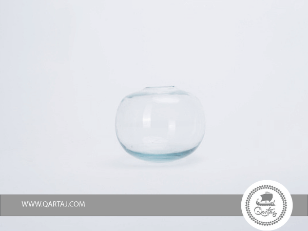 bowl-vase-blown-glass-mouth-blown-locally-available-recycled-transparent-glass