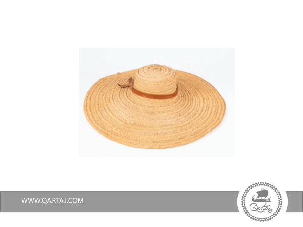 Brown-handmade-palm-fiber-hat  