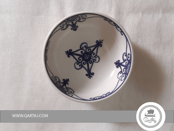 Handmade Blue and White Ceramic Bowl