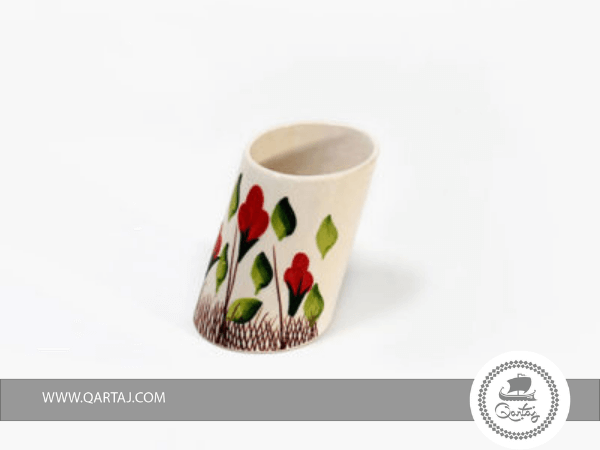 Handmade Ceramic Decorated Cup

