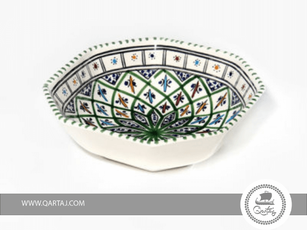 Handmade Ceramic Octagonal Dish
