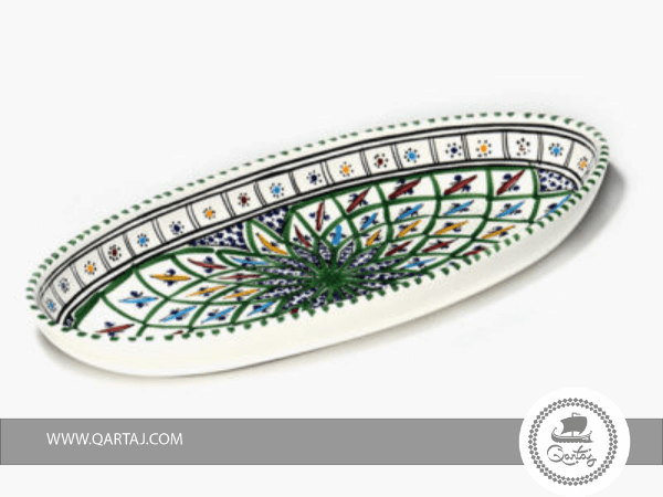 Handmade Ceramics Oval Plate
