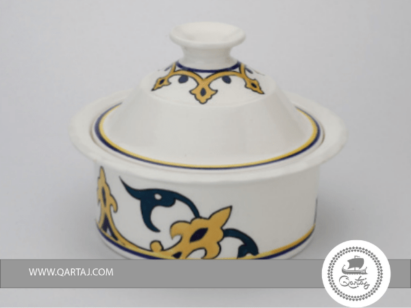 Handmade Decorated Ceramic Tajine
