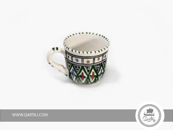 Handmade Decorated Cup, Ceramics
