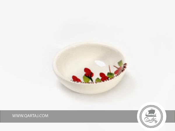 Handmade Floral Ceramic Bowl
