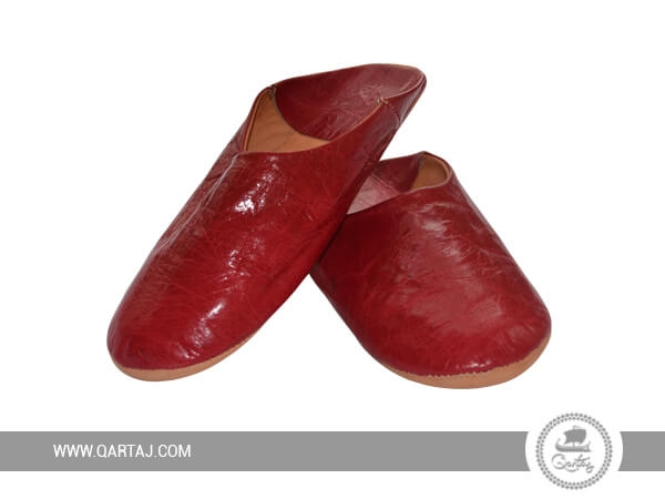 Leather babouche slippers hot sale