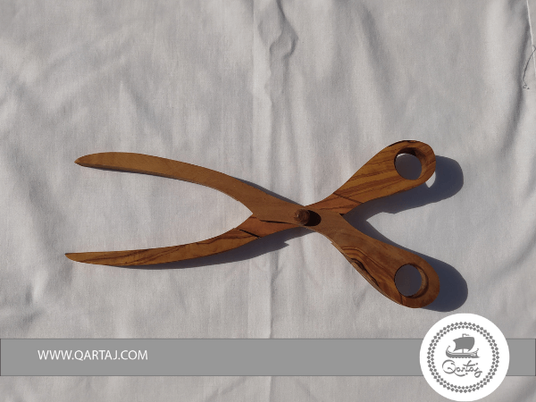 Handmade Olive Wood Scissors
