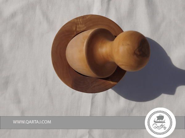 Olive wood Mortar And Pestle
