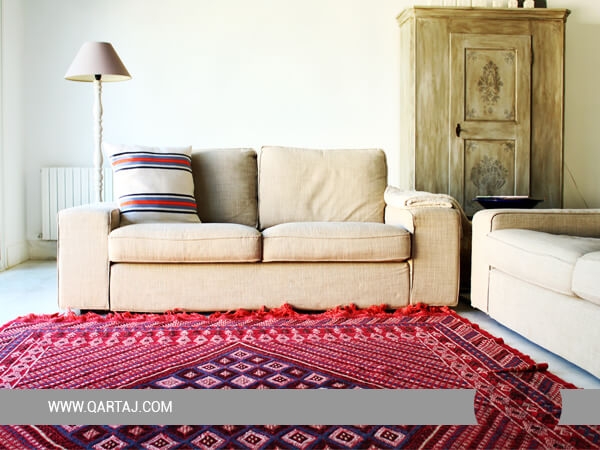 qartaj-Kairouan-carpet-handmade-red-rug-made-Tunisia-carpet-home-decor-Kairouan-rug