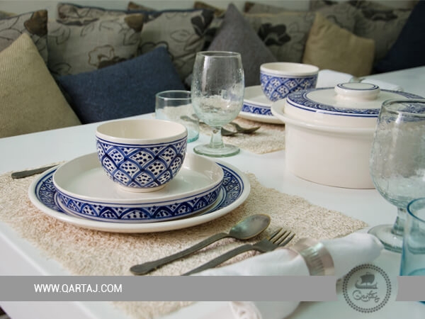 qartaj-round-serving-plate-dinnerware-azouz-handmade-tunisia