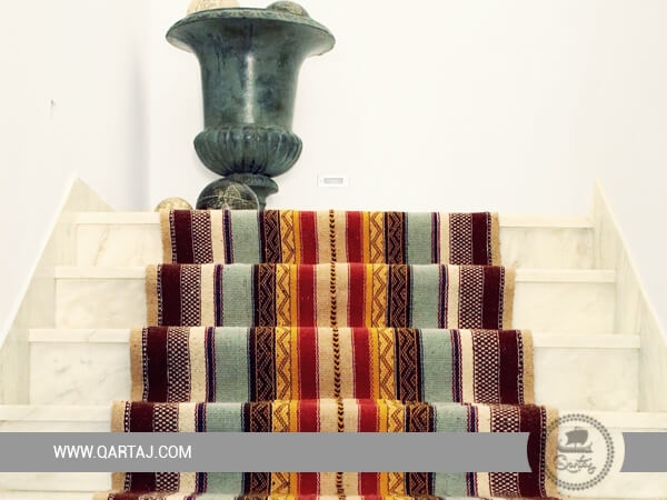 qartaj-runner-berber-rug-multicolor-carpet-artisans-beni-Khadache-medenine-margoum
