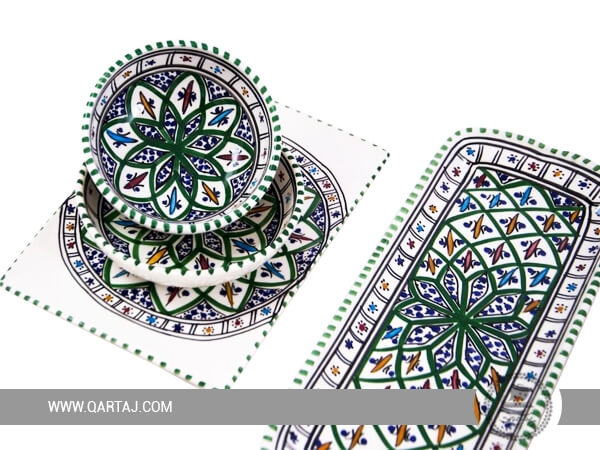 Qartaj-slama-plate-ceramic-handmade-Tunisia