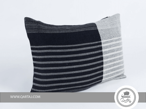 Rectangular Pillows covers hand-woven silk & wool