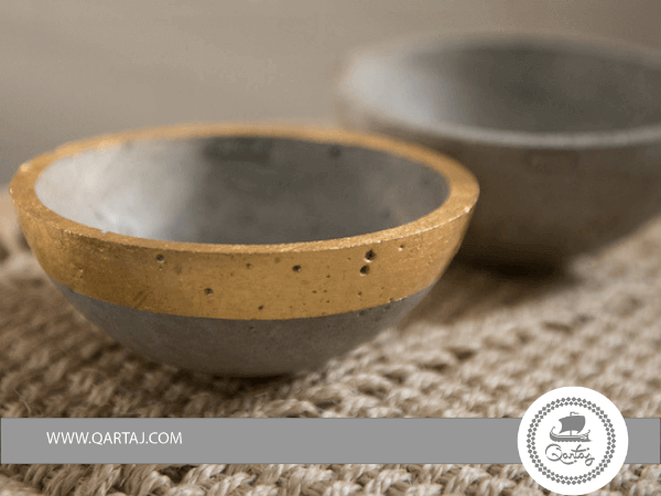 Cement Bowl Gold by Khalta