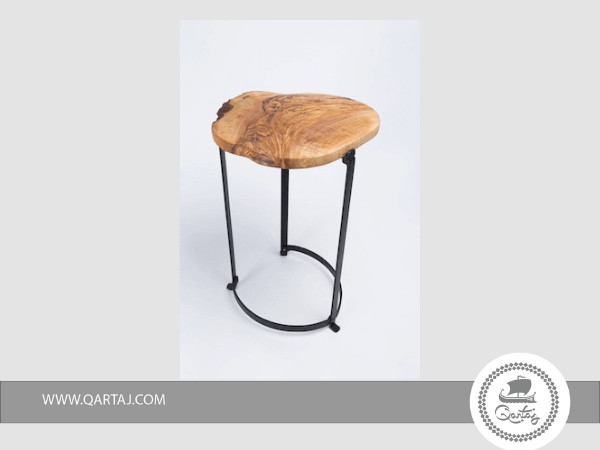 Table Metal and Olive Wood made in Tunisia 
