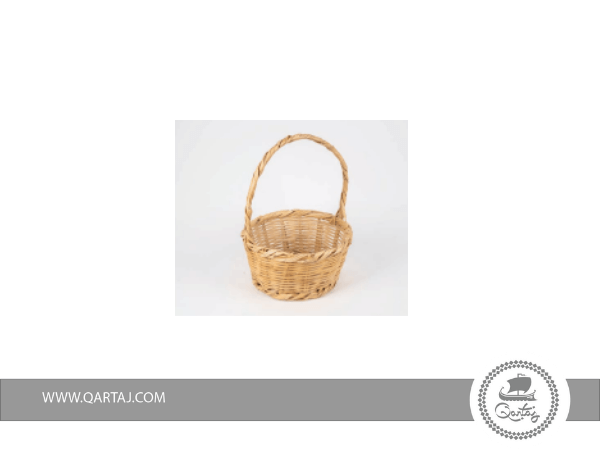 Traditional basket in natural vegetable fiber “Gsab”