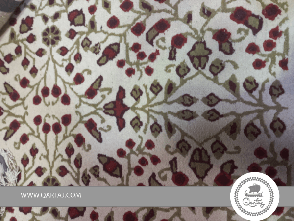 Traditional Floral Handmade Tunisian Carpet
