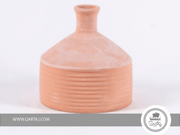 "Warda" Textured Terracotta Vase Small