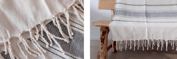 Foutas, Extremely Light Towels - Tunisian Fairtrade Handicrafts 